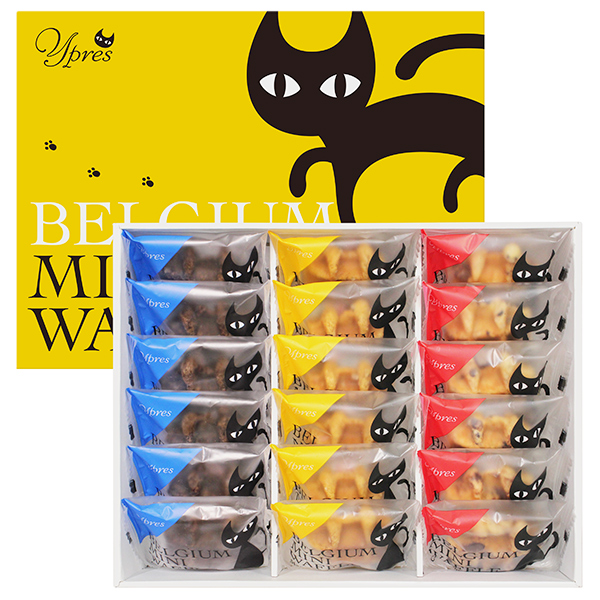 イーペルの猫祭り ベルギーミニワッフル(YJ-BWW)【お届け期間:11月下旬〜12月下旬】