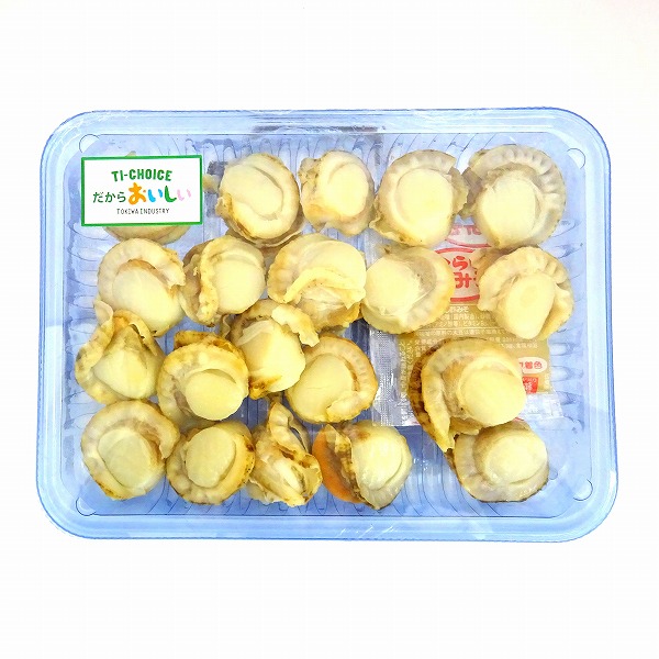 青森県産　ミニほたて生食用（養殖・解凍）　約１２０ｇ