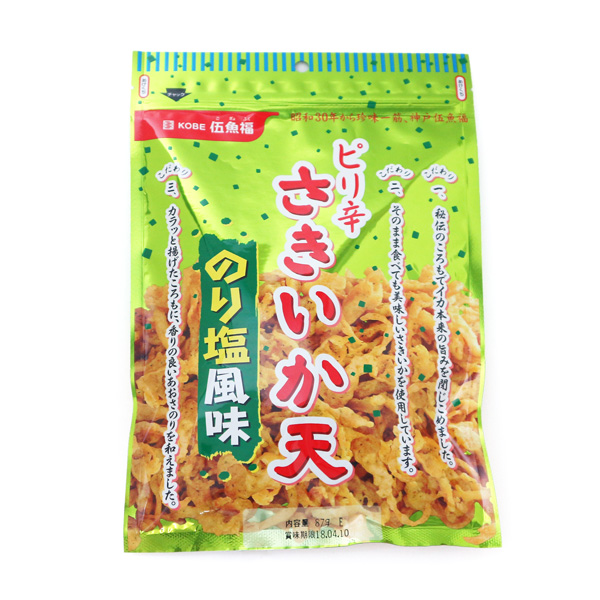 北野エース Kobe伍魚福 ピリ辛さきいか天 のり塩風味 ネットスーパー トキハオンラインショップ 北野エース Kobe伍魚福 ピリ辛さきいか天 のり塩風味 ネットスーパー トキハオンラインショップ