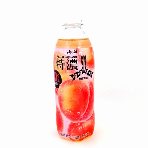 アサヒ飲料　三ツ矢特濃ピーチスカッシュ　５００ｍｌ