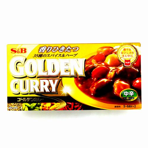 エスビー　ゴールデンカレー　中辛　１１皿分