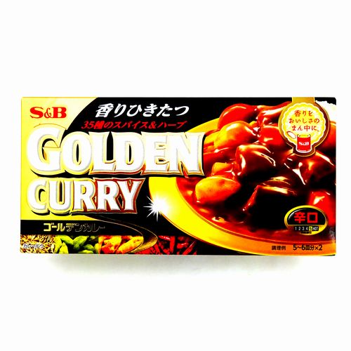 エスビー　ゴールデンカレー　辛口　１１皿分