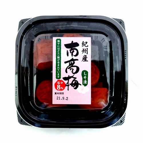 ウメタ　紀州産南高梅　しそ漬　１００ｇ
