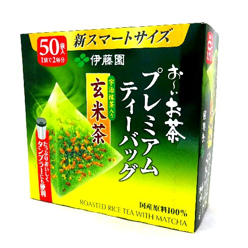 伊藤園　お～いお茶プレミアムティーバッグ　宇治抹茶入り玄米茶　５０袋入