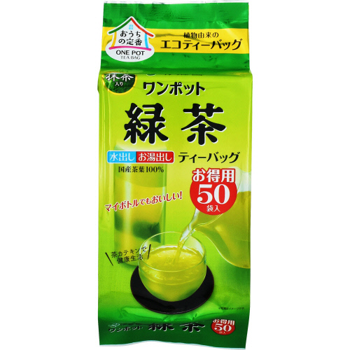 伊藤園　ワンポット緑茶エコティーバッグ　５０袋入