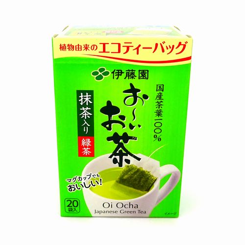 伊藤園　お～いお茶抹茶入り緑茶　エコティーバッグ　２０袋入