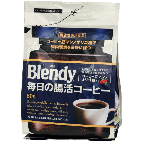 味の素ＡＧＦ　ブレンディー毎日の腸活コーヒー袋　８０ｇ