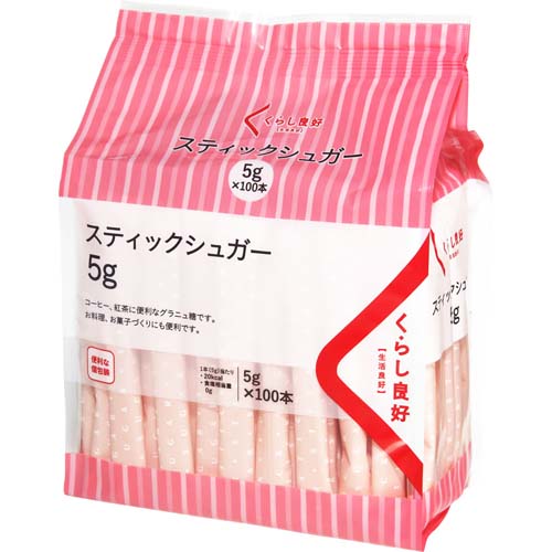 くらし良好 スティックシュガ 500g 5g 100本 ネットスーパー トキハオンラインショップ くらし良好 スティックシュガ 500g 5g 100本 ネットスーパー トキハオンラインショップ
