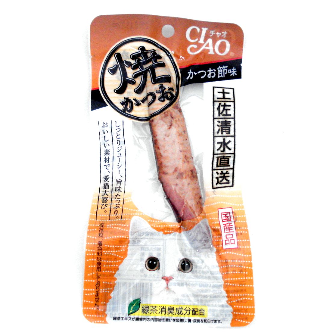 いなばペットフード　チャオ　焼かつお・かつお節味　１本