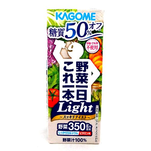 カゴメ　野菜一日これ１本　ライト　スッキリテイスト　２００ｍｌ