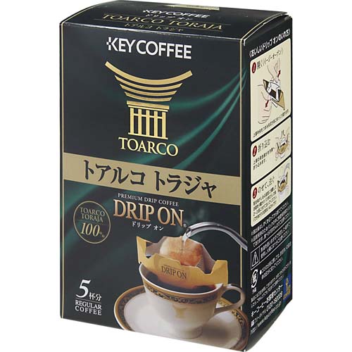 キーコーヒー　ドリップオン　トアルコトラジャ　５袋入