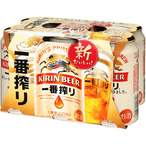 一番搾り　350ml ２ケース　缶に潰れ凹みあり！ ケース キリン 一番搾り 350ml缶×24本 7月製造 1個口2ケースまで