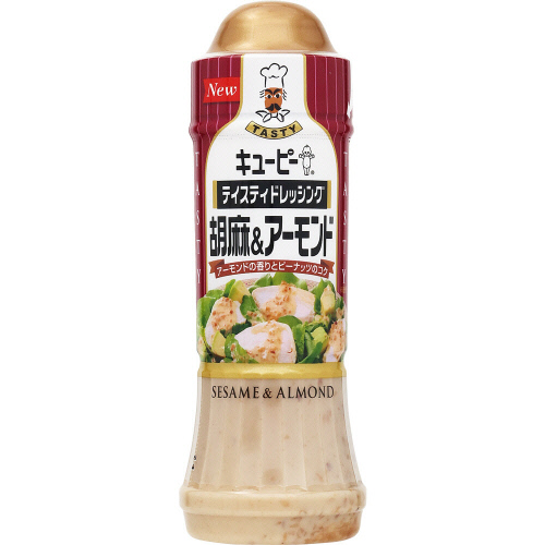 キューピー　テイスティドレッシング　胡麻＆アーモンド　２１０ｍｌ