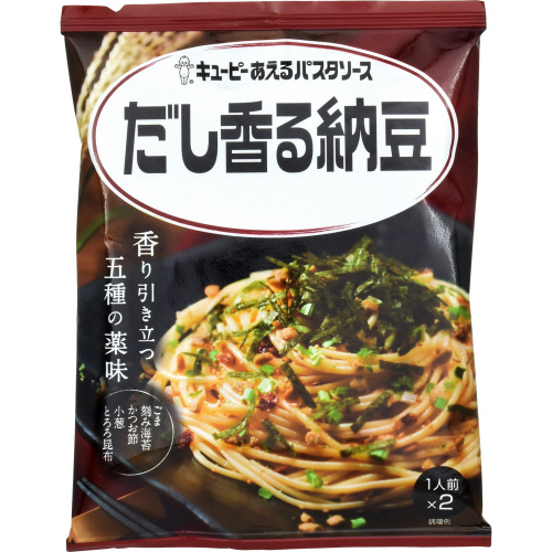 キューピー　あえるパスタソース　だし香る納豆　１人前ｘ２（６０.６ｇ）