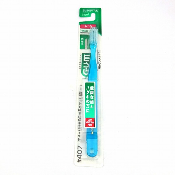 サンスター　ＧＵＭ　ガムデンタルブラシ♯４０７ふつう　４列コンパクト　１本