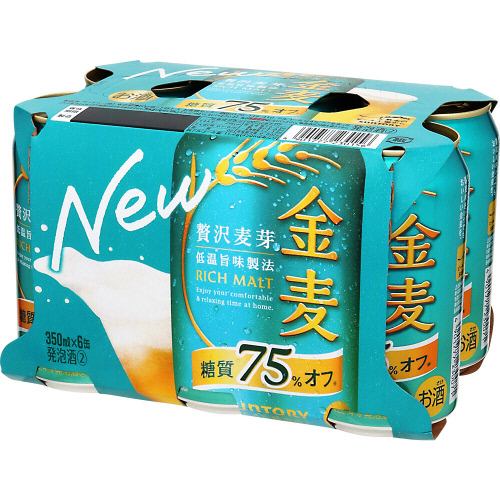 金麦 楽天市場】サントリー 金麦 糖質75％オフ(500ml*24本入)【金麦糖