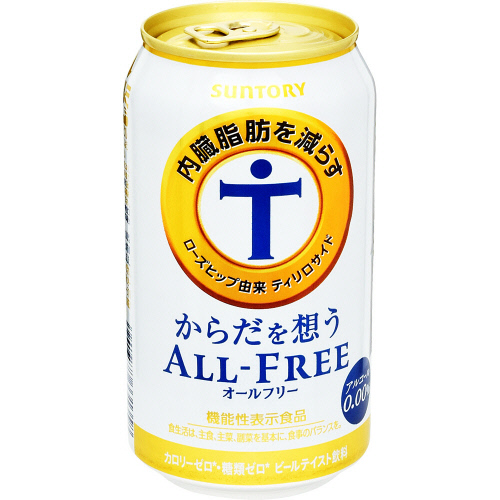 サントリー　からだを想うオールフリー　３５０ｍｌ