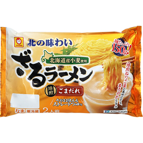 東洋水産 マルちゃん北の味わいざるラーメン 焙煎ごまだれ 2人前