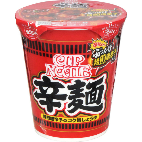 日清食品　カップヌードル　辛麺　８２ｇ