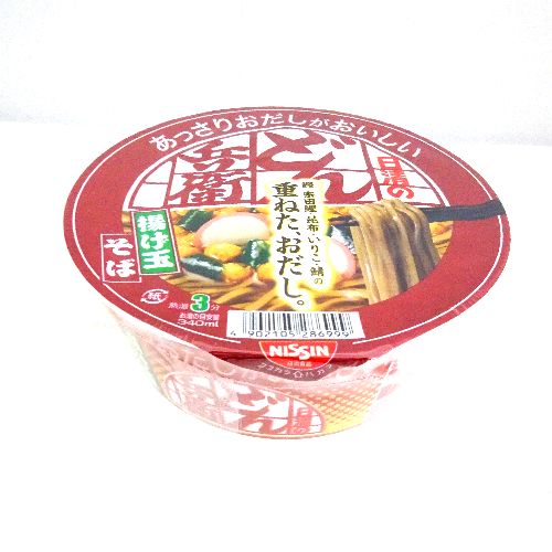日清食品あっさりおだしがおいしいどん兵衛揚げ玉そば６９ｇ