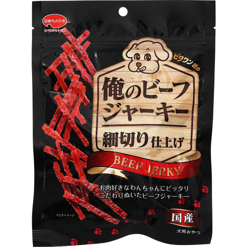 日本ペット　ビタワン君の俺のビーフジャーキー　細切りジャー仕上げ　１００ｇ