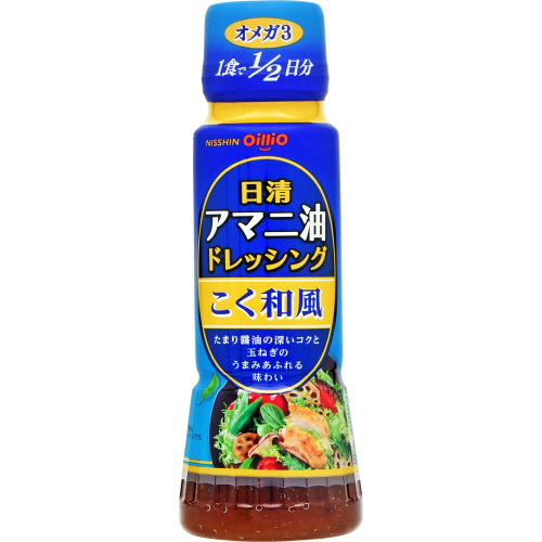 日清オイリオ　アマニ油ドレッシング　こく和風　１６０ｍｌ