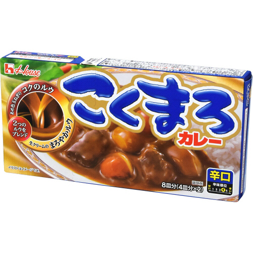 ハウス食品　こくまろカレー　辛口　８皿分（４皿分×２）