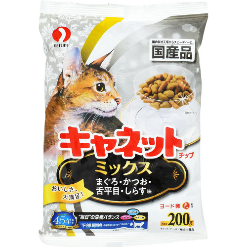 ペットライン キャネットチップ ミックス 200g: ネット
