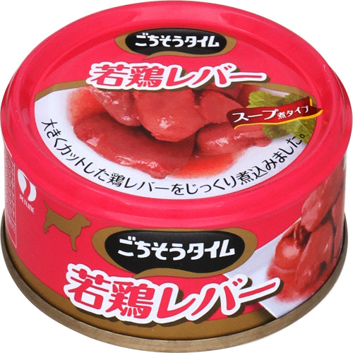 ペットライン　ごちそうタイム若鶏レバー　８０ｇ