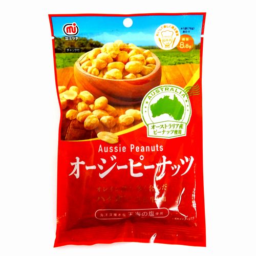 ミツヤ　オージーピーナッツ　７８ｇ