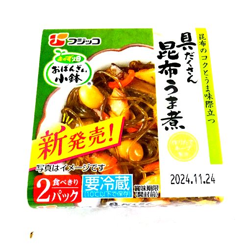 フジッコ　おかず畑　おばんざい小鉢　具だくさん昆布うま煮　　３６ｇ×２パック