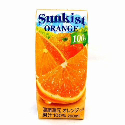 サンキスト　１００％オレンジジュース　２００ｍｌ
