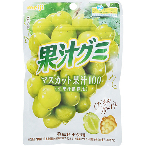 明治 果汁グミマスカット 54g: ネットスーパー｜トキハ