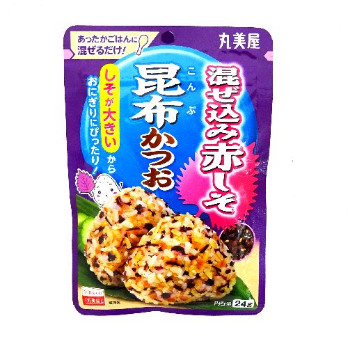 丸美屋　混ぜ込み赤しそ　昆布かつお　２４ｇ