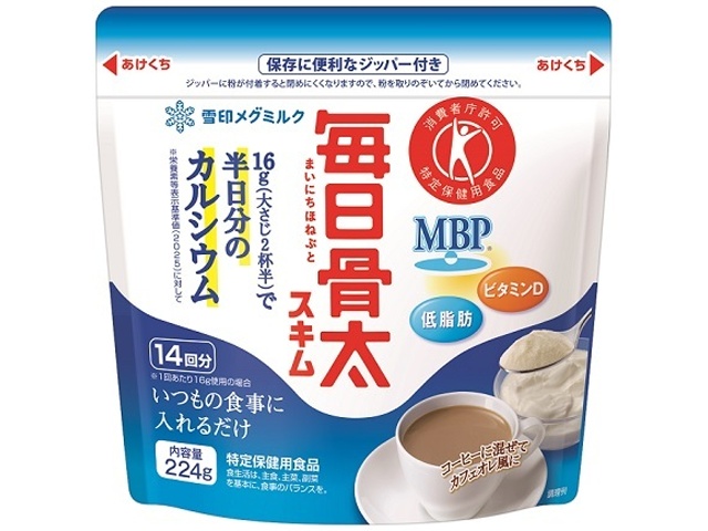 雪印メグミルク 毎日骨太スキム 224g