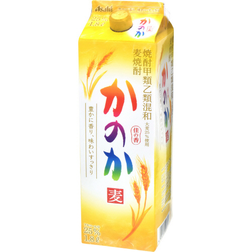 アサヒ　かのか２５度 １．８Ｌパック