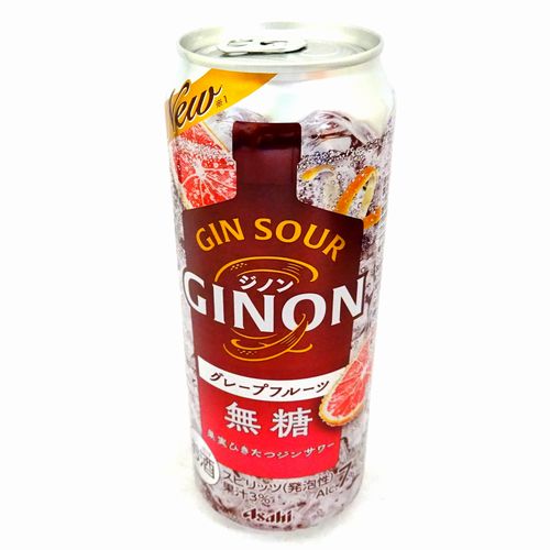 アサヒ　ジノン　グレープフルーツ無糖　５００ｍｌ