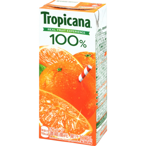 キリンビバレッジ　トロピカーナ１００％　濃縮還元オレンジ　２５０ｍｌ