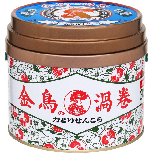 大日本除虫菊　金鳥の渦巻缶　３０巻入