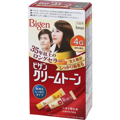 ホーユー　ビゲンクリームトーン　４Ｇ【自然な栗色】