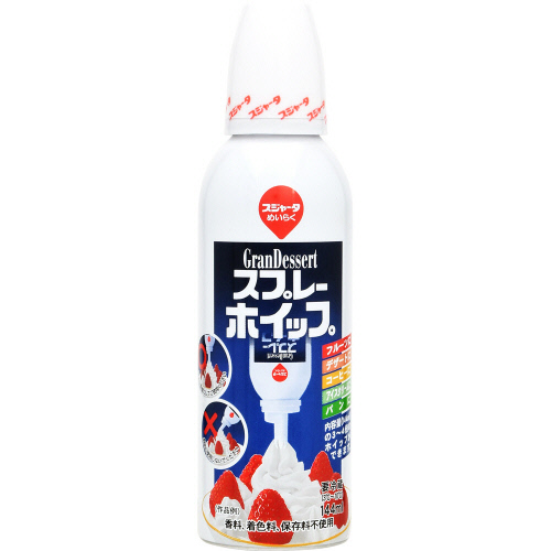 スジャータめいらく　スプレーホイップ　１４４ｍｌ
