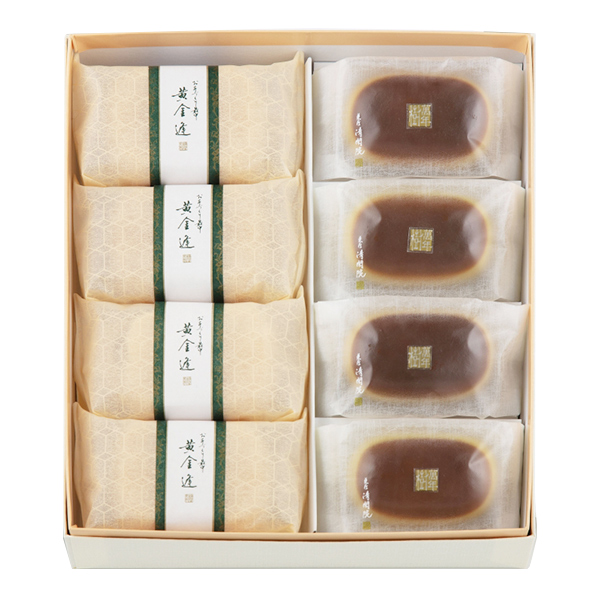 [菓匠 清閑院] 黄金逢・萬年樹 (8個入)