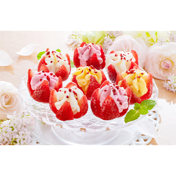 博多あまおう 花いちごのアイス(A-DRS)【お届け期間:11月下旬〜12月下旬】