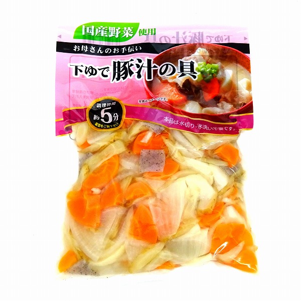 クローバー食品 国産野菜使用 下ゆで豚汁の具 ２５０ｇ: ネットスーパー｜トキハオンラインショップ