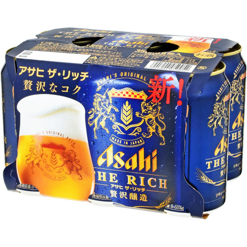 アサヒ　ザ・リッチ　３５０ｍｌ×６缶