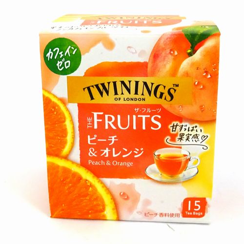 片岡物産　トワイニングザ・フルーツ　ピーチ＆オレンジ　１５袋入