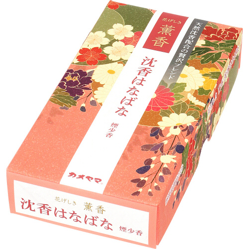 カメヤマ　花げしき薫香　沈香はなばな　煙少香　約１００ｇ