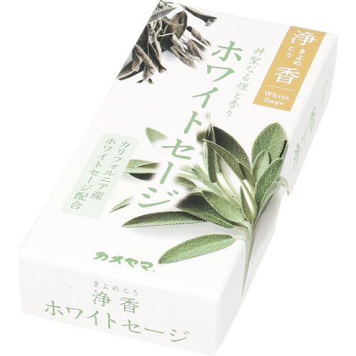 カメヤマ　浄香　神聖なる煙と香りホワイトセージ　約７０ｇ