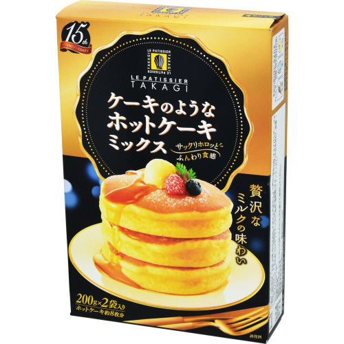 昭和産業　ケーキのようなホットケーキミックス　４００ｇ（４枚分ｘ２袋）
