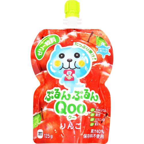 コカ・コーラ　ミニッツメイド　Ｑｏｏ　ぷるんぷるんゼリー　りんご　１２５ｇ
